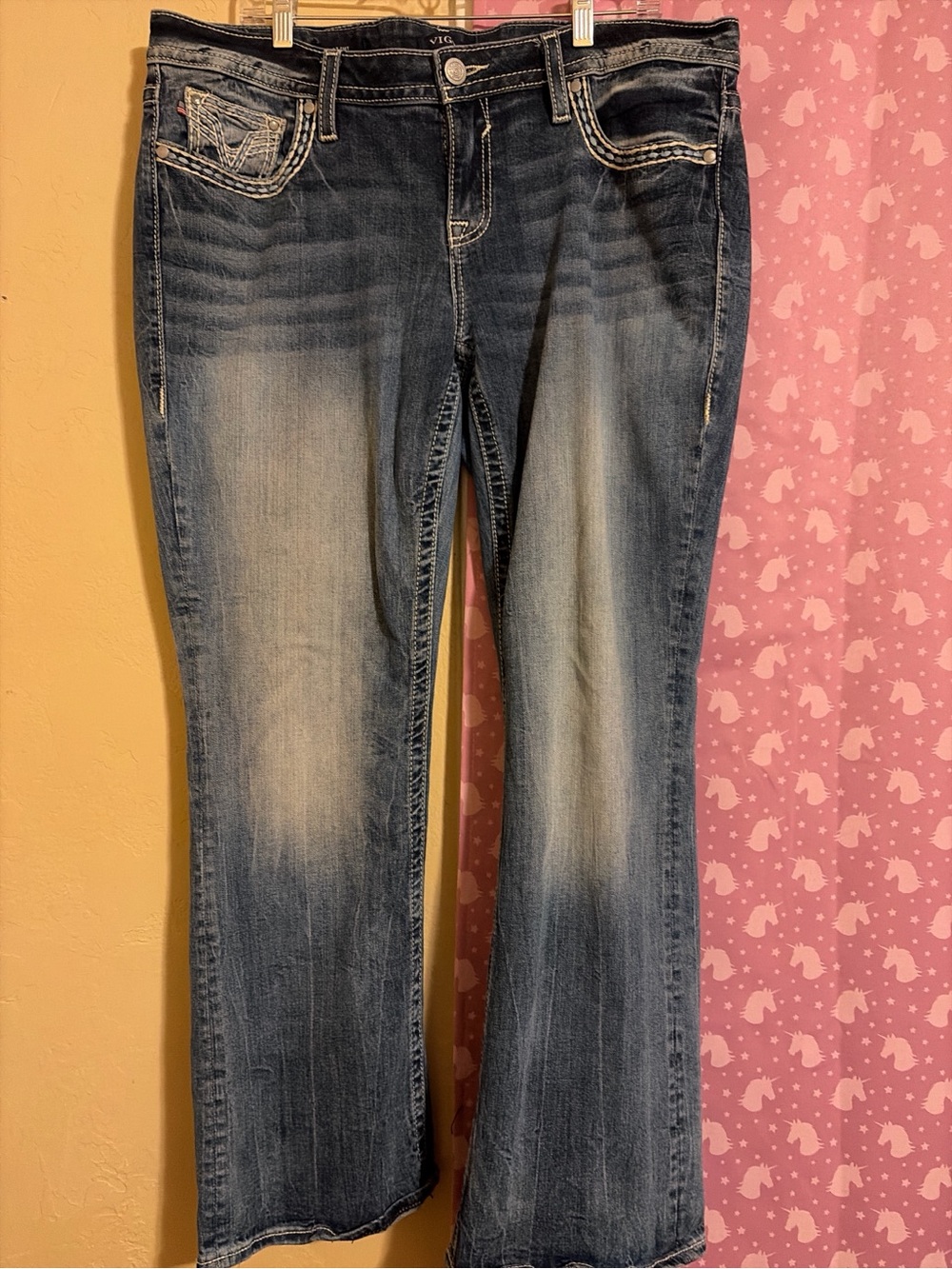 Vigoss Light-Medium Blue Bootcut Jeans